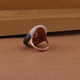 Wedding Multicolor Diamond Ring For Bride